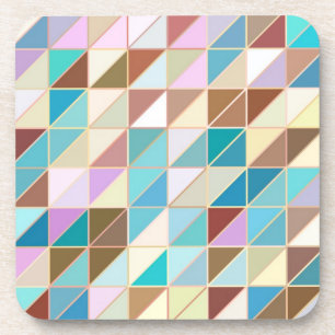 Posavasos Mosaico - Pasteles y tonos de tierra