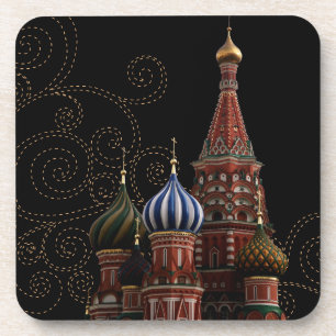 Posavasos Moscú Rusia Iglesia de la Iglesia de la Iglesia de