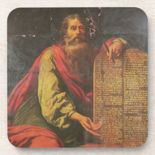 Posavasos Moses y las tabletas de la ley