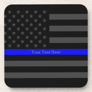 Posavasos Mostrar la bandera de Estados Unidos negra persona