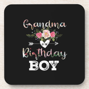 Posavasos Mother Art   Grandma Of A Birthday Boy Birthday