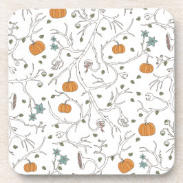Posavasos Motif de vigne effrayante pour Halloween