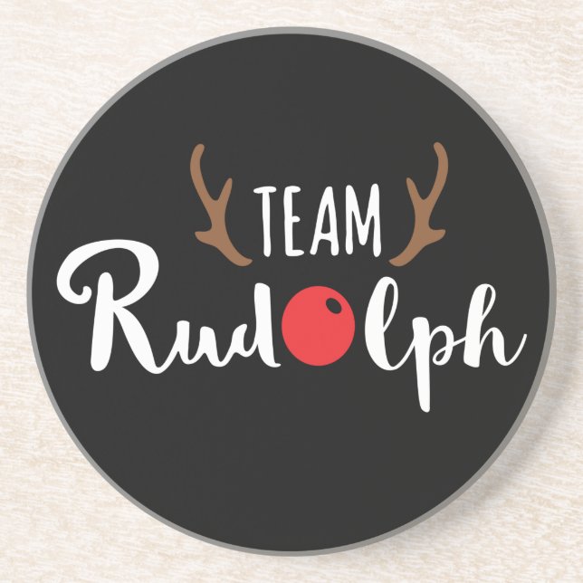 Posavasos Motif Navidades de Team Rudolph (Frente)