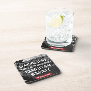Posavasos Motivación de entrenamiento de construcción de cue