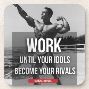 Posavasos Motivación de Fitness y Bodybuilding