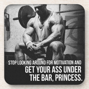 Posavasos Motivación de Fitness y Bodybuilding