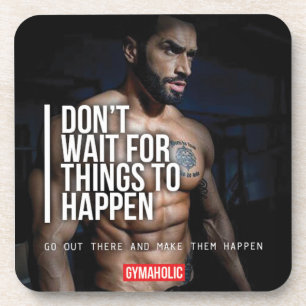 Posavasos Motivación de Fitness y Bodybuilding