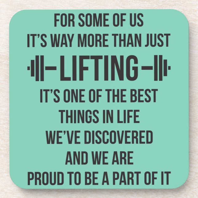 Posavasos Motivación de Fitness y Bodybuilding (Frente)