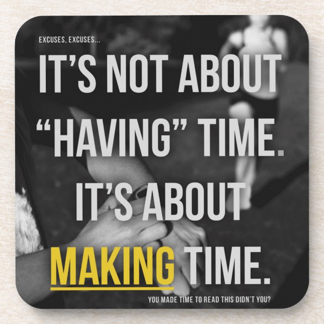 Posavasos Motivación de Fitness y Bodybuilding (Frente)