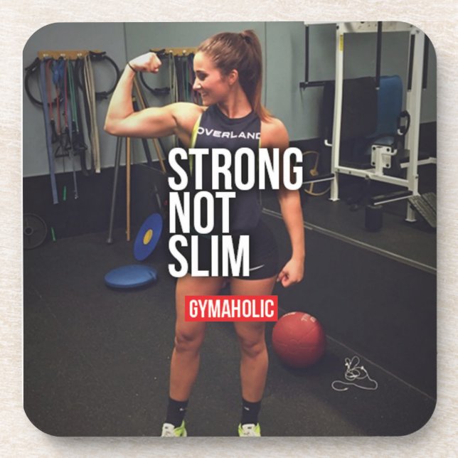 Posavasos Motivación de Fitness y Bodybuilding (Frente)