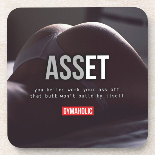 Posavasos Motivación de Fitness y Bodybuilding (Frente)