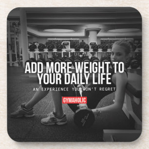 Posavasos Motivación de Fitness y Bodybuilding