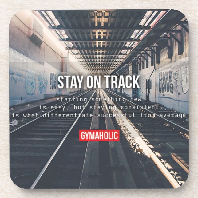 Posavasos Motivación de Fitness y Bodybuilding (Frente)