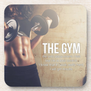 Posavasos Motivación de Fitness y Bodybuilding