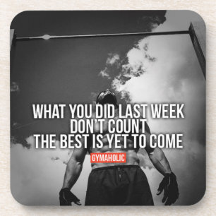 Posavasos Motivación de Fitness y Bodybuilding