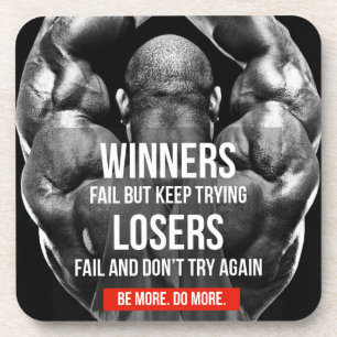 Posavasos Motivación de Fitness y Bodybuilding