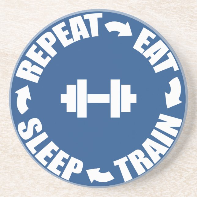 Posavasos Motivación de gimnasio (Frente)
