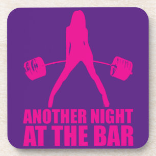 Posavasos Motivación de gimnasio Chica de entrenamiento