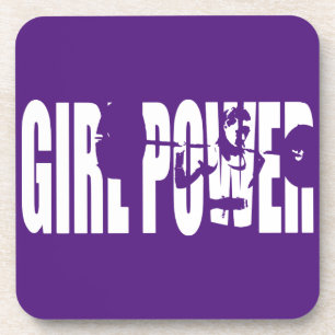 Posavasos Motivación de levantamiento de pesas de mujeres -