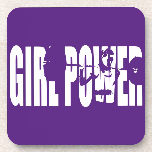 Posavasos Motivación de levantamiento de pesas de mujeres -  (Frente)