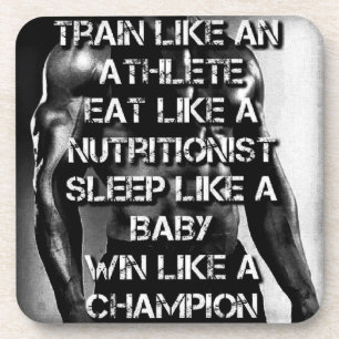 Posavasos Motivación del entrenamiento: entrenar como atleta