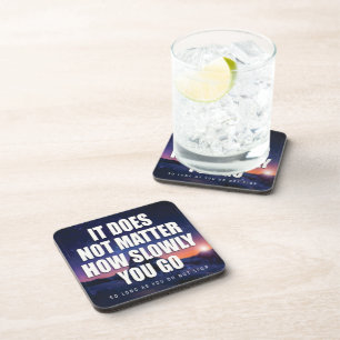 Posavasos Motivación - No Importa La Lentitud Con La Que Se