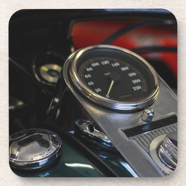 Posavasos Motocicleta Motociclista Piloto (Frente)