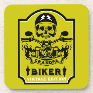 Posavasos Motociclista Grandpa