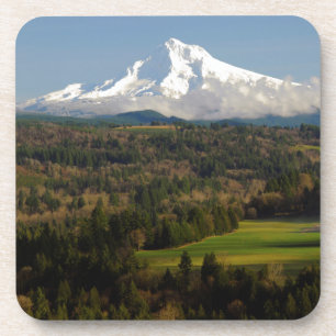Posavasos Mount Hood, punto de vista Jonsrud, Sandy, Oregon