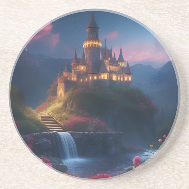 Posavasos Mountain Midnight Castle Four (Frente)