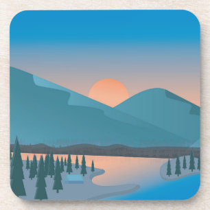 POSAVASOS MOUNTAIN SUNRISE