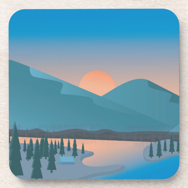 POSAVASOS MOUNTAIN SUNRISE (Frente)