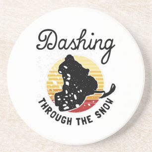 Posavasos Movilización De Nieve - Arrojando La Nieve