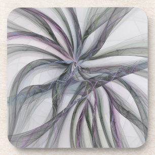 Posavasos Movimientos de filigrana abstracto moderno fractal