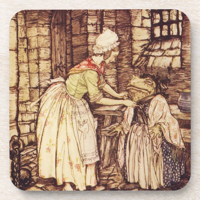 Posavasos Mr Toad se disfraza de Arthur Rackham (Frente)