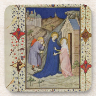 Posavasos Ms 11060-11061 horas de Notre Dame: Laudes, el VI