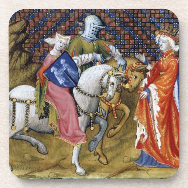 Posavasos Ms marco 120 la señora del lago que encuentra (Frente)