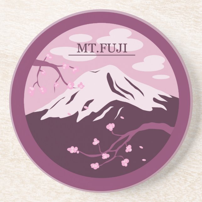 Posavasos Mt. Fuji (rosa) (Frente)