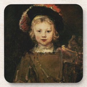 Posavasos Muchacho joven en el vestido de lujo, c.1660