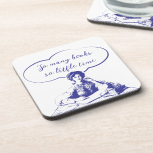 POSAVASOS MUCHOS LIBROS TAN POCO TIEMPO
