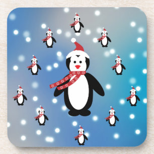 Posavasos Muchos pingüinos