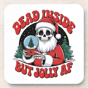 Posavasos Muerto dentro pero Diseño AF de julio