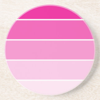 Posavasos Muestras de pintura rosa brillante