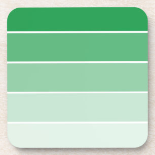 Posavasos Muestras de pintura verde brillante