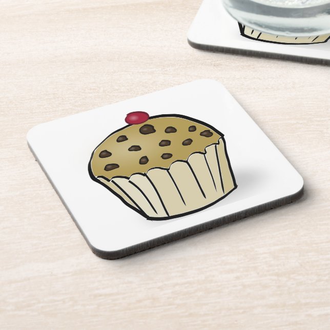 Posavasos Muffin Miniatura Adorable (Lado Izquierdo)