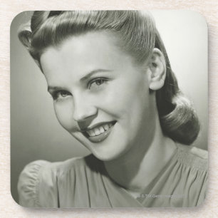 Posavasos Mujer 2 sonrientes