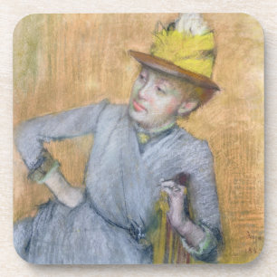 Posavasos Mujer asentada el   de Edgar Degas, 1887