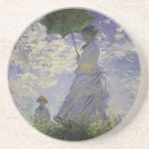 Posavasos Mujer con Parasol de Claude Monet, Arte Antiguo