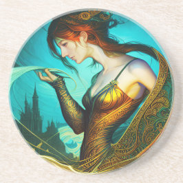 Posavasos Mujer con traje de baño