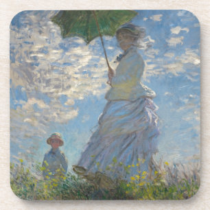 Posavasos Mujer de Claude Monet con un parasol 1875